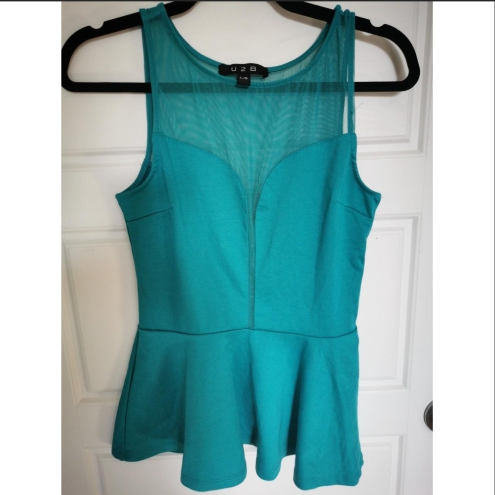 NWOT U2B Blue Tank